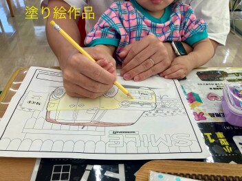 今月の塗り絵作品はこれだ！